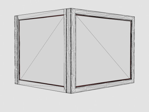 Rattan Storage Basket Black 3D Model
