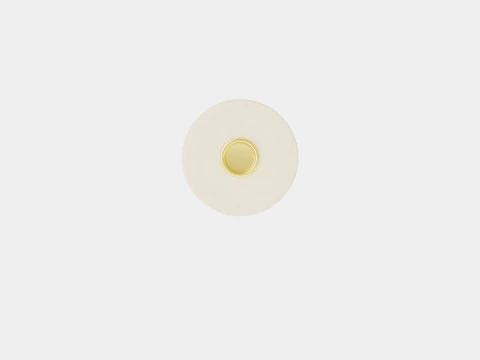 Ceramic candlestick with a square base 3D Model