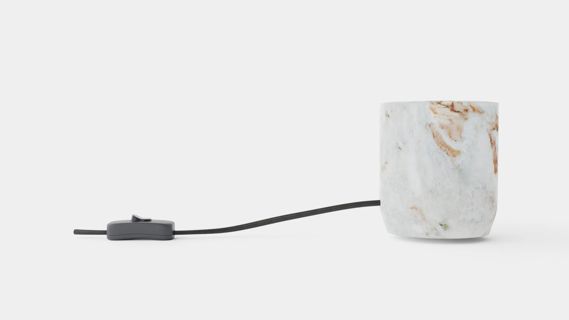Marble table lamp 3D Model .c4d .max .obj .3ds .fbx .stl .blend 