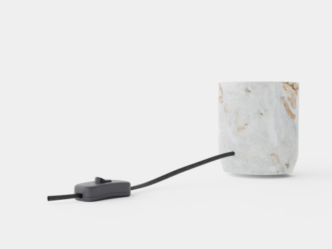 Marble table lamp 3D Model