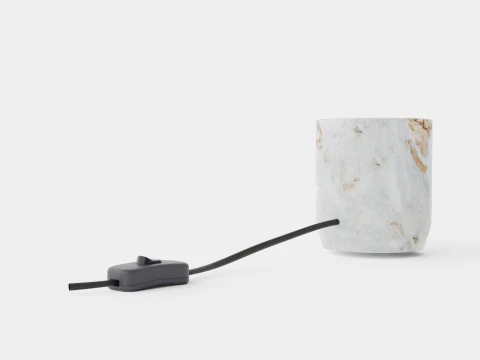 Marble table lamp 3D Model