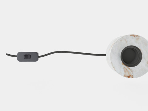Marble table lamp 3D Model