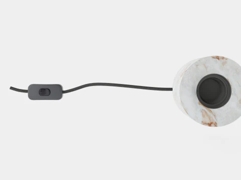 Marble table lamp 3D Model