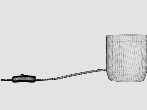 Marble table lamp 3D Model