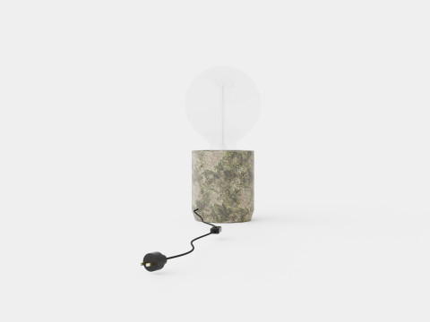 Marble Table Lamp Green Marble pattern Modelo 3D