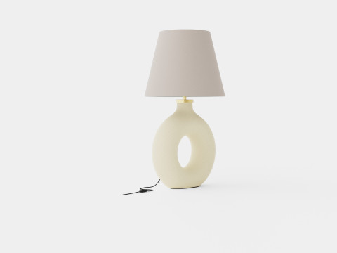 Ring-shaped ceramic lamp Modelo 3D