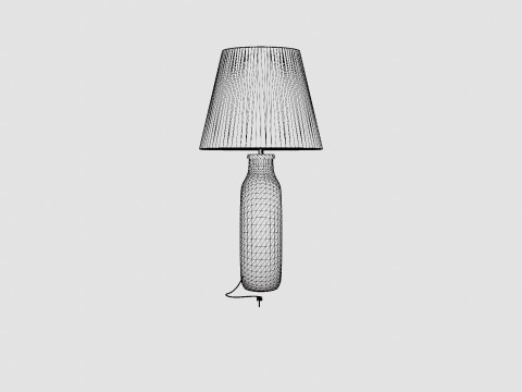Ring-shaped ceramic lamp Modelo 3D