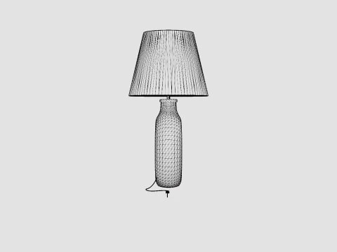 Ring-shaped ceramic lamp 3D Model