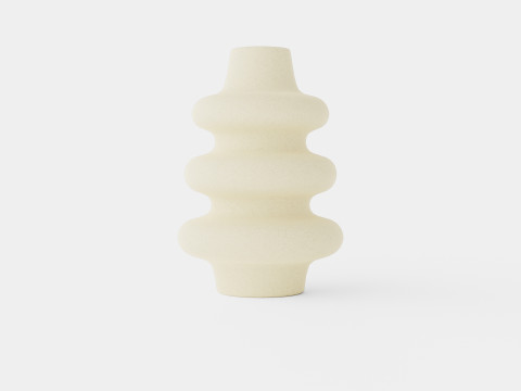 Large vase in glazed ceramic 3D Model