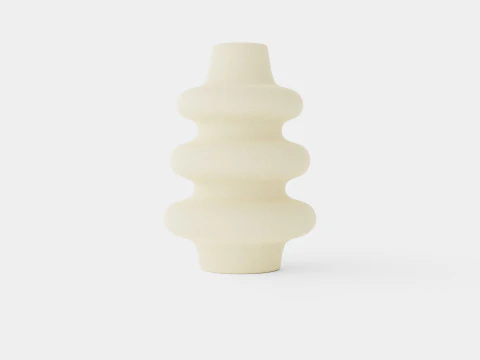 Large vase in glazed ceramic 3D Model