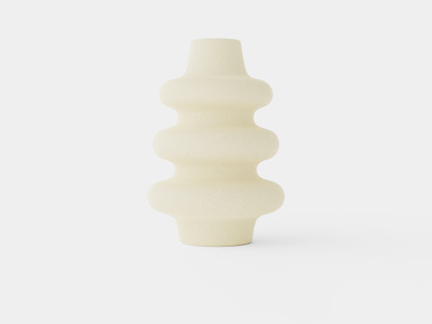 Large vase in glazed ceramic 3D Model