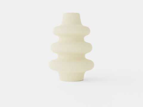 Large vase in glazed ceramic 3D Model