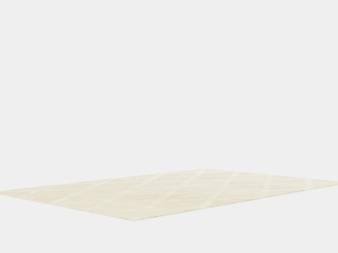 Textured Wool Rug 3D Model