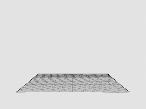 Large rug in textured cotton quality 3D 模型
