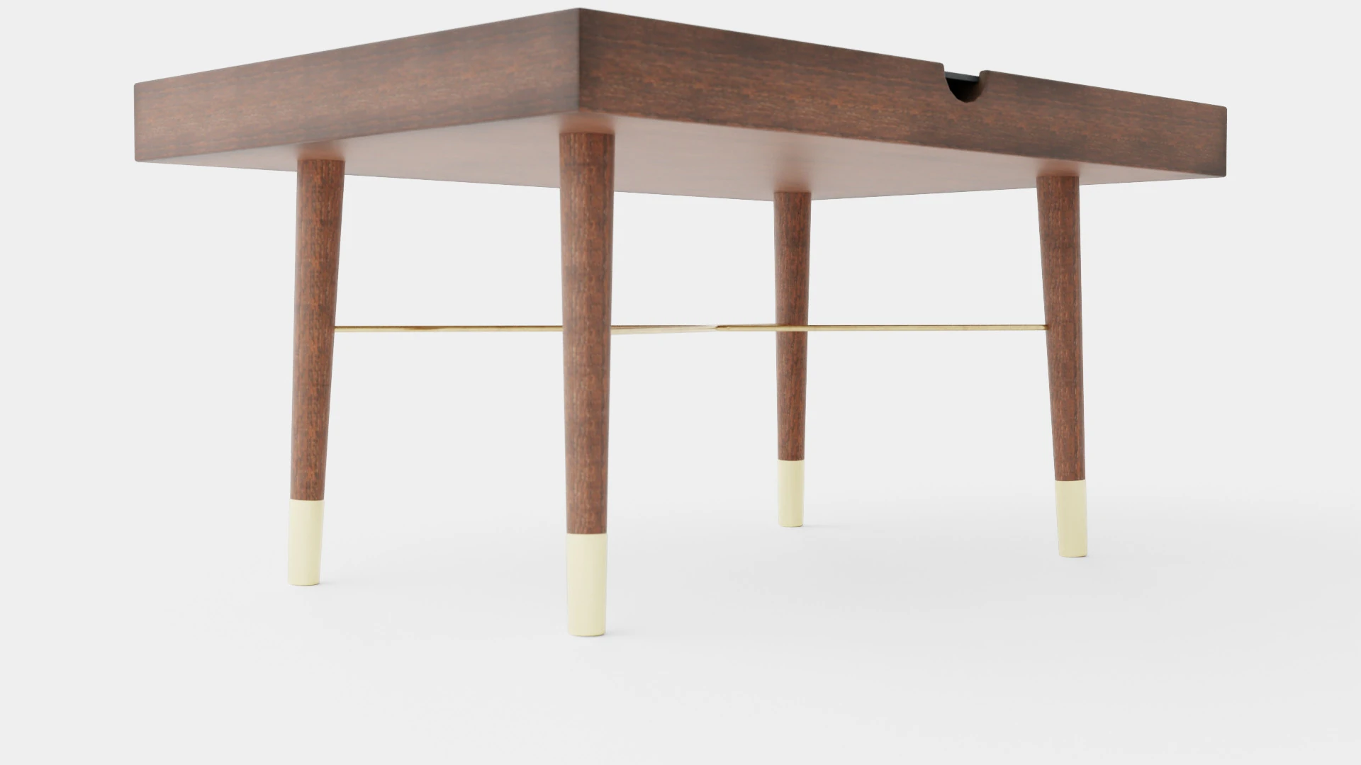 Rectangular coffee table 3D Model .c4d .max .obj .3ds .fbx .stl .blend 