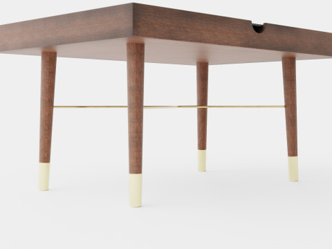 Rectangular coffee table 3D Model