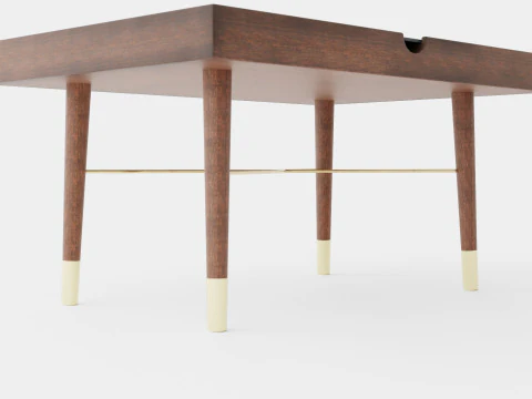 長方形のコーヒーテーブル 3Dモデル