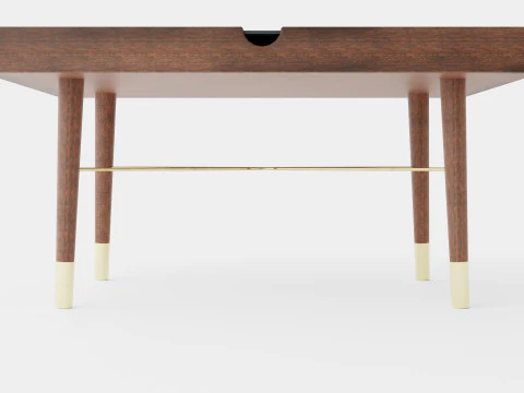 Rectangular coffee table 3D Model