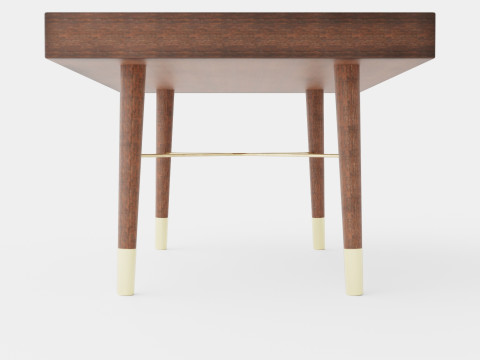 Rectangular coffee table 3D Model