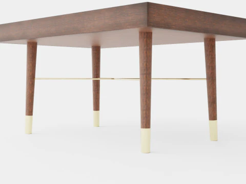 Rectangular coffee table 3D Model