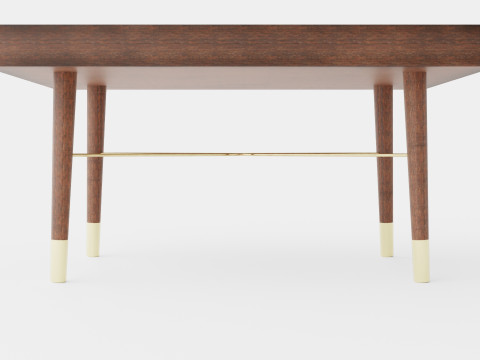 Rectangular coffee table 3D Model