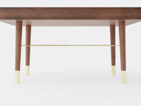 Rectangular coffee table 3D Model