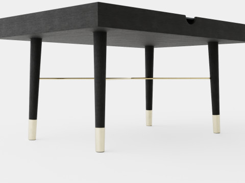 Rectangular coffee table 3D Model