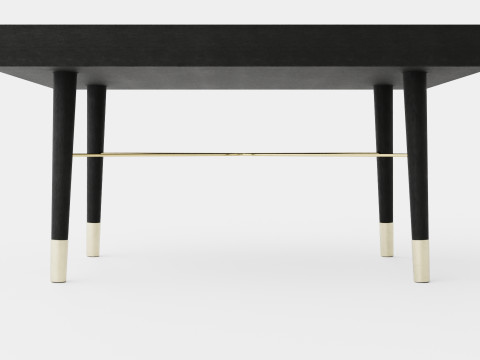 Rectangular coffee table 3D Model