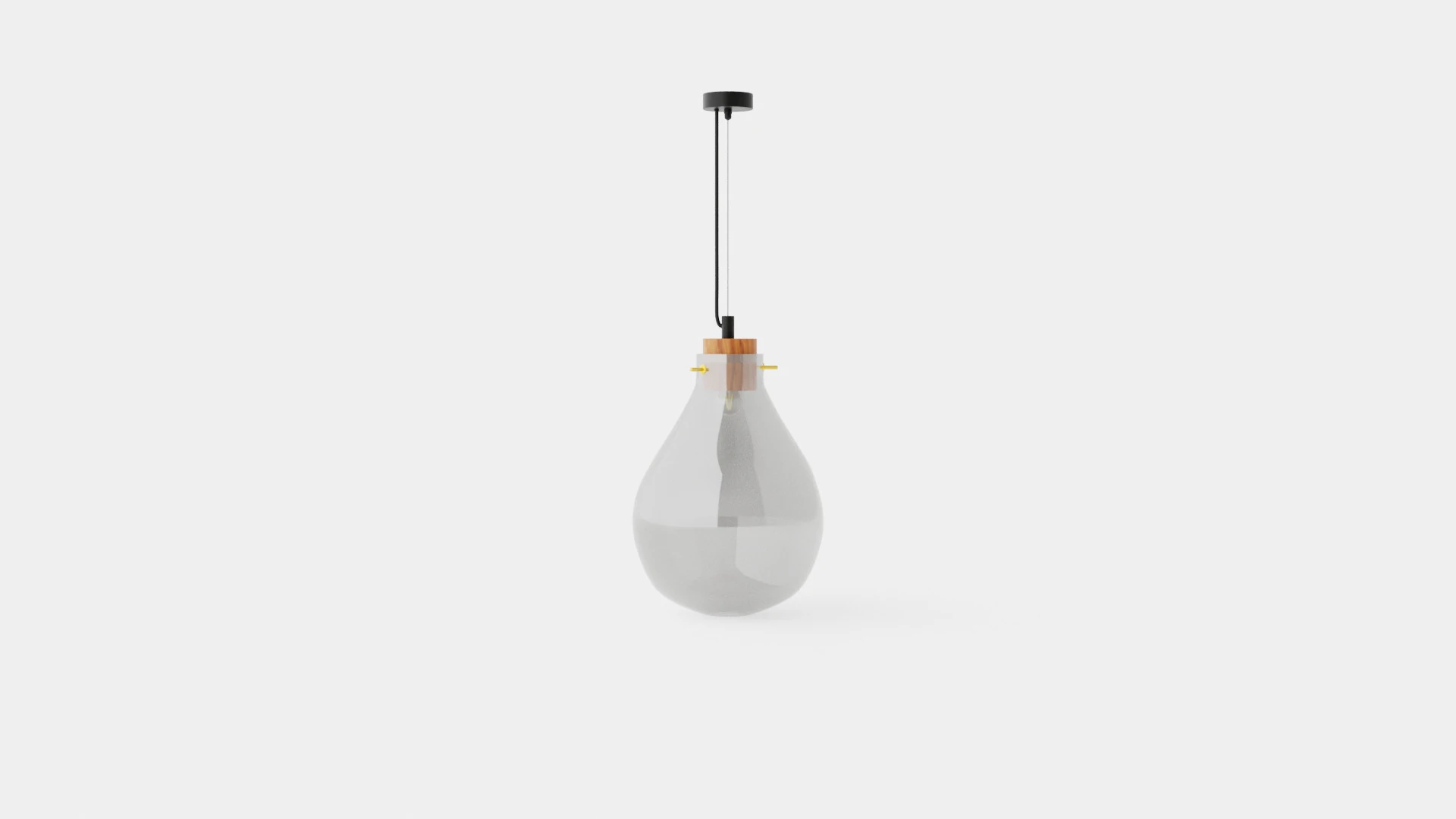 Glass ceiling pendant lamp 3D Model .c4d .max .obj .3ds .fbx .stl .blend 