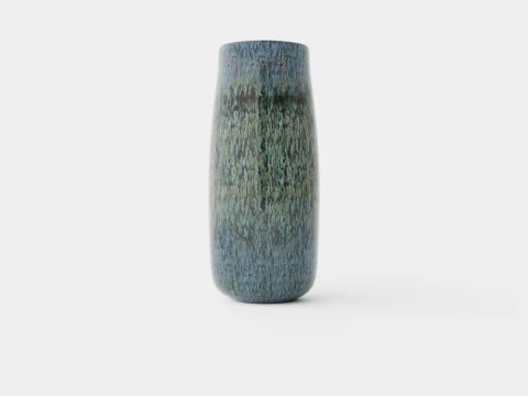 Glazed ceramic jug with a spout 3D Model