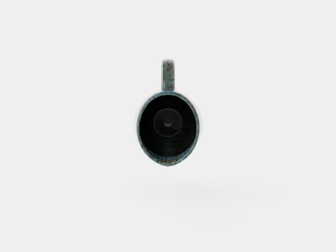 Glazed ceramic jug with a spout 3D Model