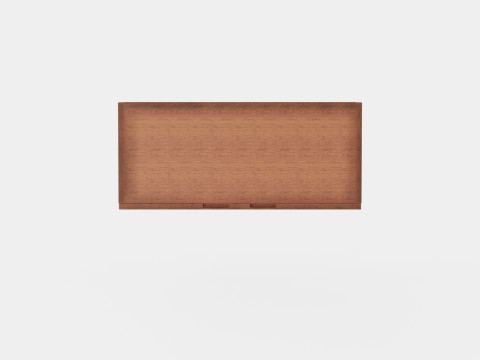 Cabinet in MDF and meranti wood 3D 模型