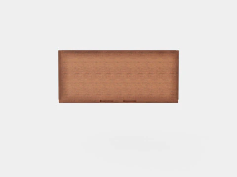 Cabinet in MDF and meranti wood 3D Model