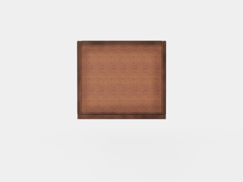 Bedside table in meranti wood and MDF 3Dモデル