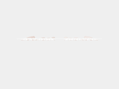 Multiway Curtains Light Pink 3D मॉडल