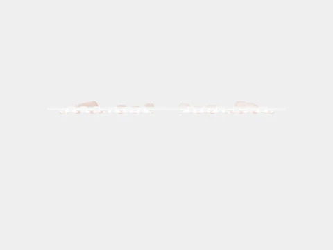 Multiway Curtains Light Pink 3D Model