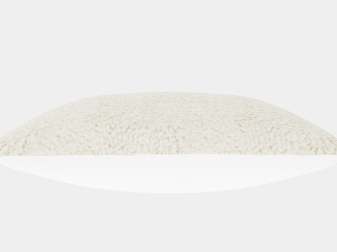 Cushion Cover in Faux Fur Light Beige 3D Модель