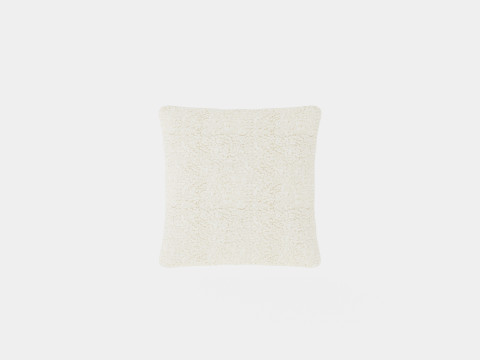 Cushion Cover in Faux Fur Light Beige 3D Модель