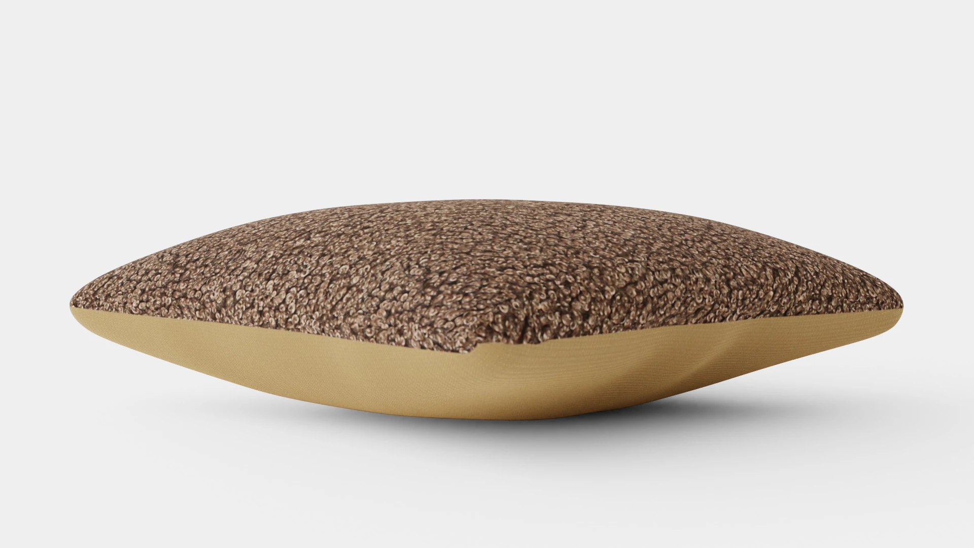 Cushion Cover in Faux Fur Dark Mole 3D Model .c4d .max .obj .3ds .fbx .stl .blend 
