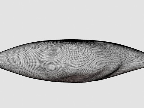 Cushion Cover in Faux Fur Dark Mole 3D Model