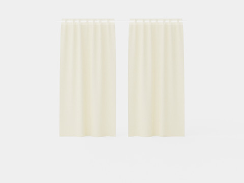 Multi-band Length in Linen Light Beige Modelo 3D