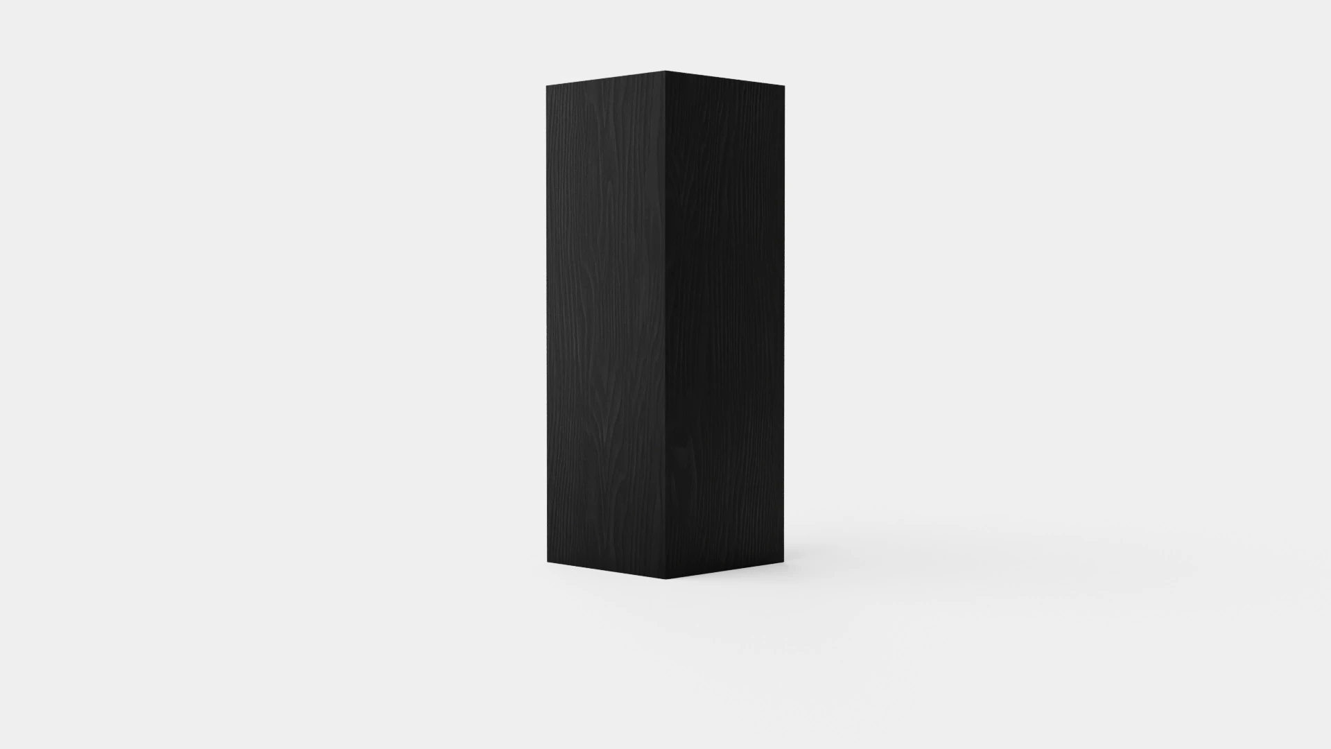 MDF pedestal Black 3D Model .c4d .max .obj .3ds .fbx .stl .blend 