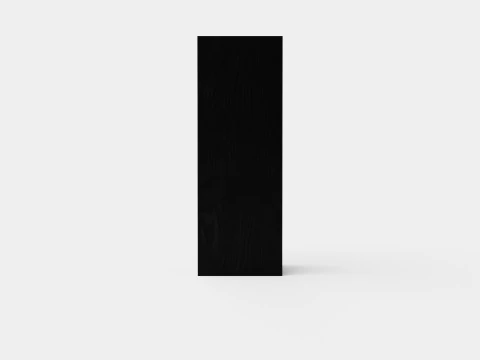 MDF pedestal Black 3D Model