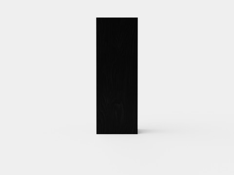 MDF pedestal Black 3D 모델