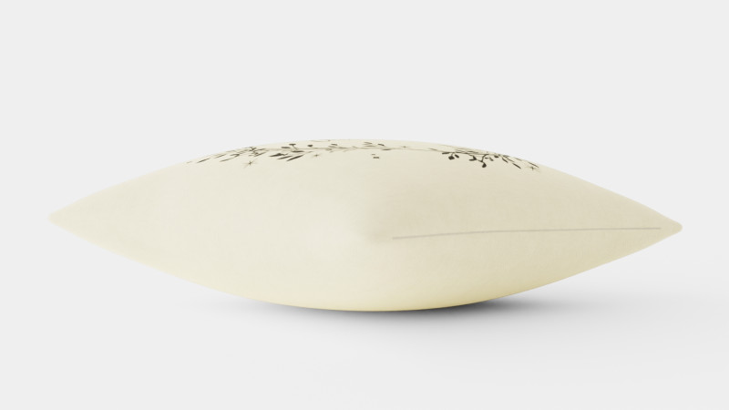 Printed cushion cover Merry Christmas 3D Model .c4d .max .obj .3ds .fbx .stl .blend