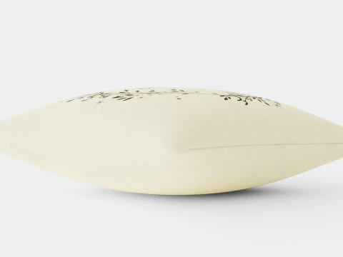 Printed cushion cover Merry Christmas 3D Model