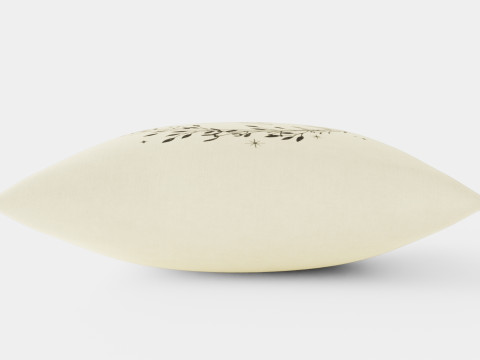 Printed cushion cover Merry Christmas 3D Model