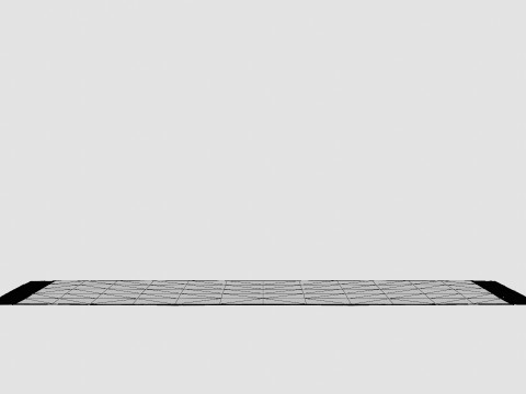 Oblong rug in woven quality of wool jute and recycled cotton Modelo 3D