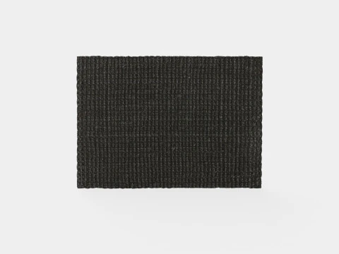 Wycieraczka z plecionej juty z podkładkami antypoślizgowymi pod spodem Model 3D