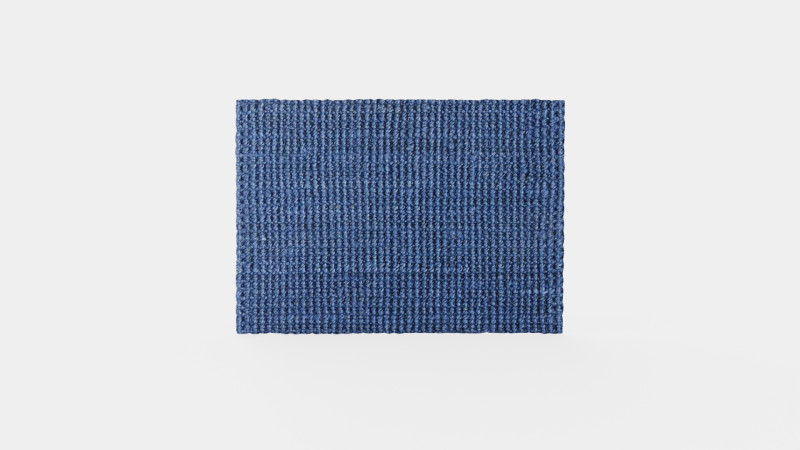 Doormat in braided jute with anti-slip protectors underneath 3D Model .c4d .max .obj .3ds .fbx .stl .blend 